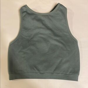 Victoria's Secret Green Crop Sports Bra
